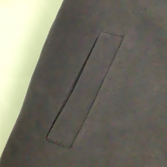 Cole Haan Country Hooded Cashmere Wool blend Black Coat men size Medium EUC - Picture 8 of 16